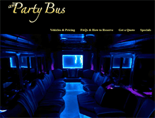 Tablet Screenshot of ampartybus.com